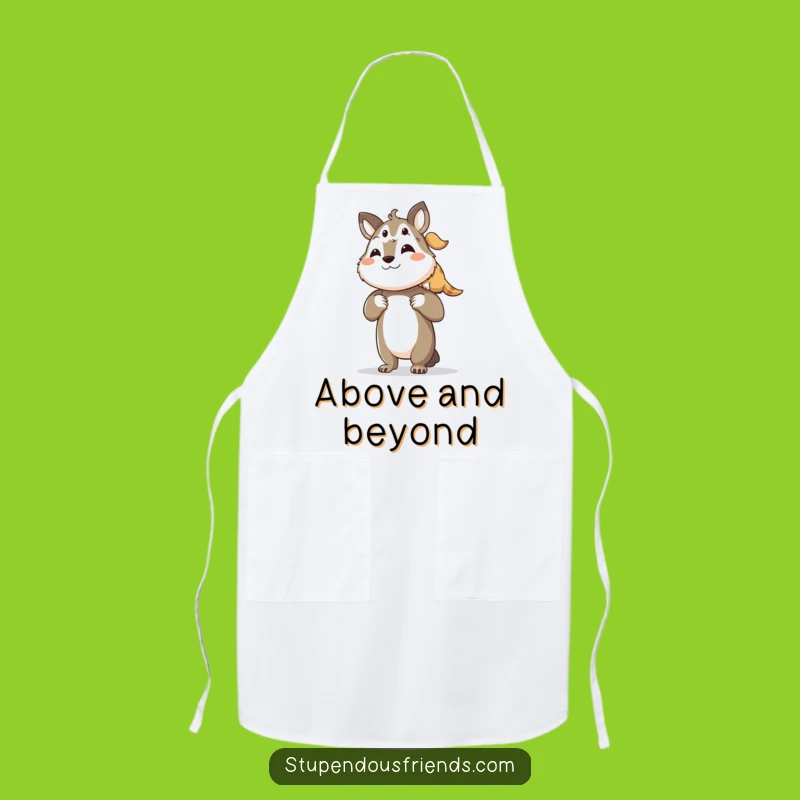 Funny Kitchen Apron: Helping Friends - Perfect Funny Gift for Chefs