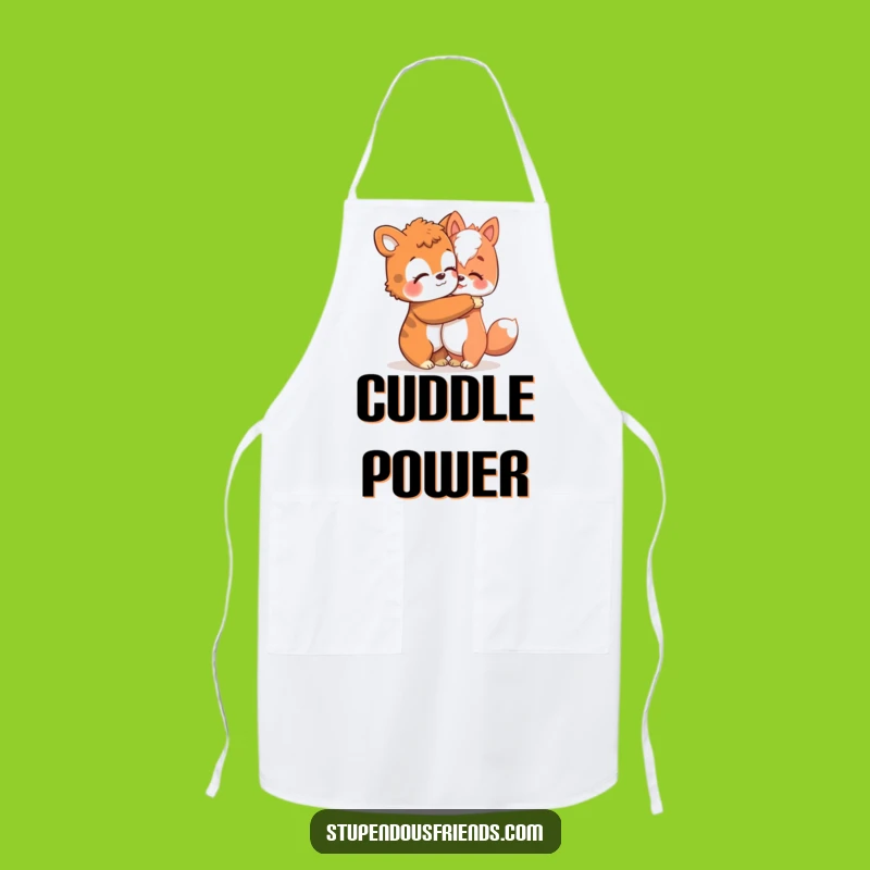 Funny Kitchen Apron: Hugging Friends - Perfect Funny Gift for Cooks