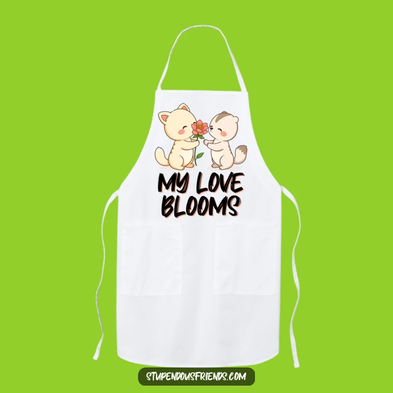 Funny Animal Flower Apron: Add Sweetness to Your Kitchen with Kindness
