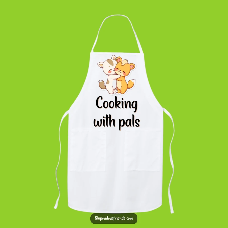 Funny Animal Hug Apron: Sweet Embrace, Kitchen Funny Gift