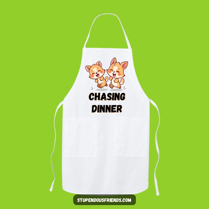 Funny Chase Animals Apron - Cook with Playful Energy