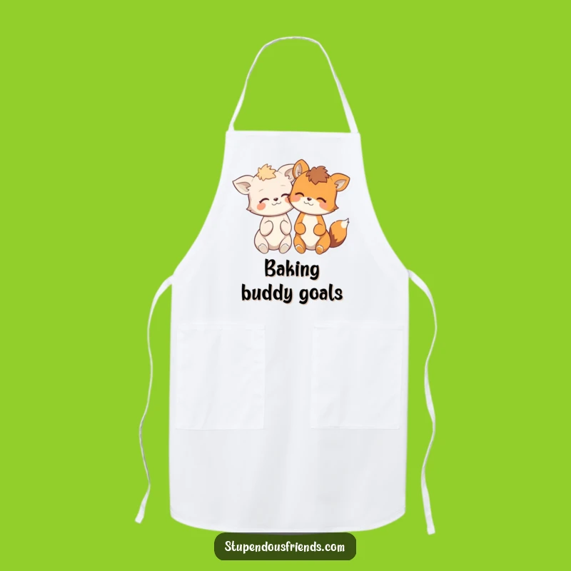 Funny Giggling Animals Kitchen Apron - Cook with a Smile!
