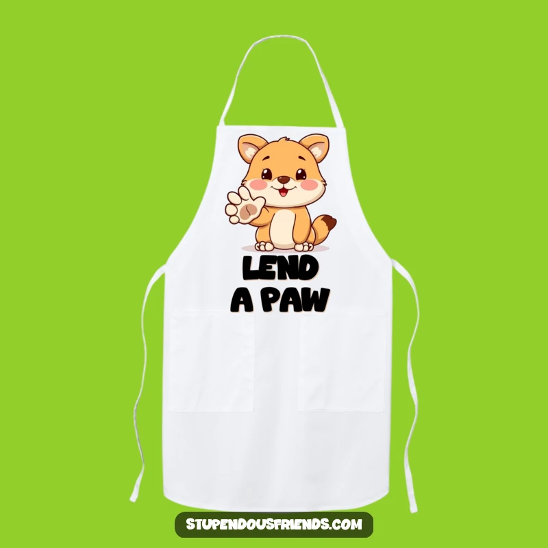 Funny Welcoming Paw Apron: Cook Up Fun With This Hilarious Animal's Funny Kitchen Gear
