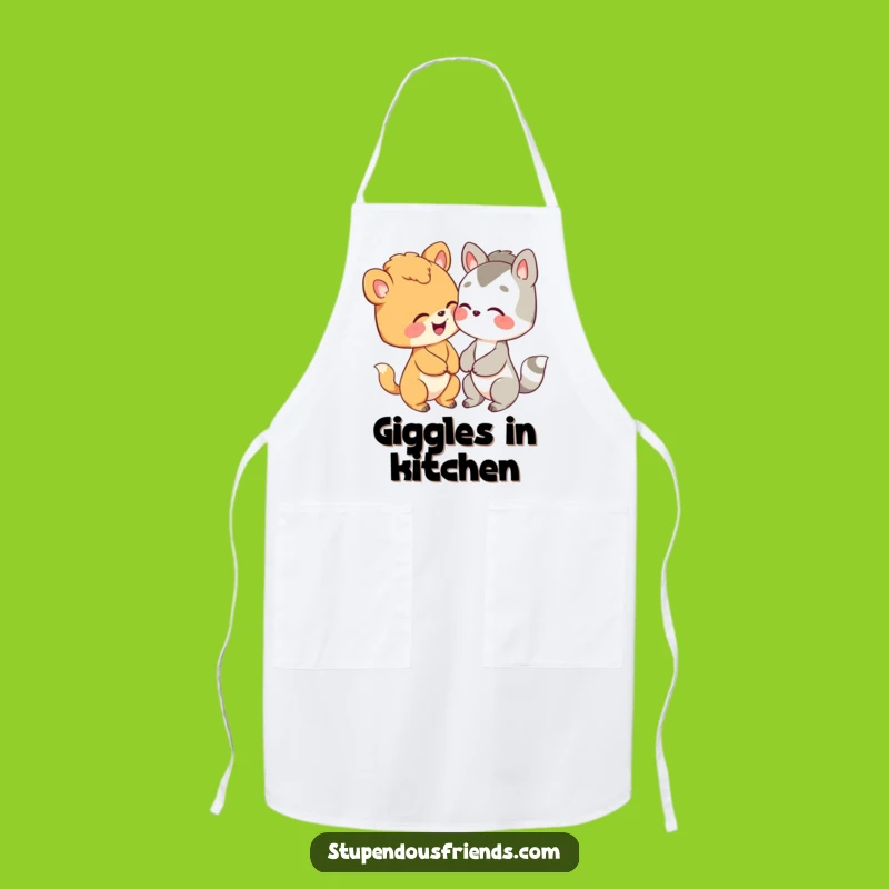 Funny Giggling Animals Apron - Cook with a Smile and Humor