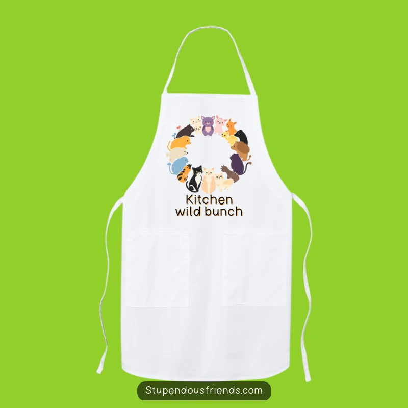 Funny Animal Circle Apron: Kitchen Safari's Funny Gift