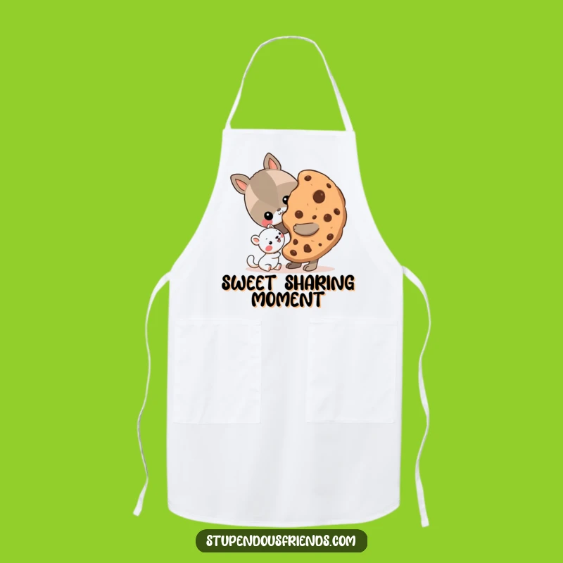 Funny Sharing Cookie Apron - Bake and Share with Kindness