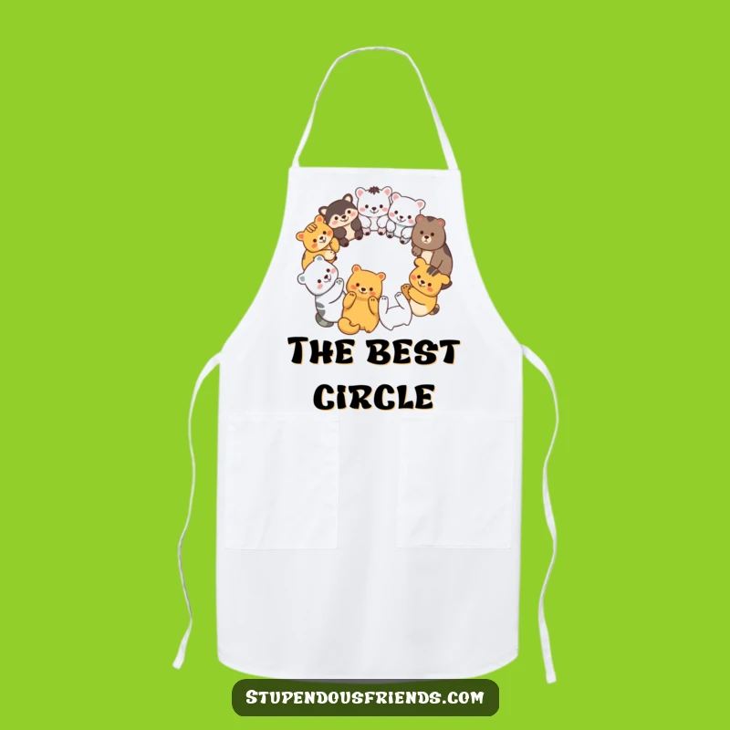 Funny Kitchen Apron: Animal Circle - Perfect Funny Gift for Cooks