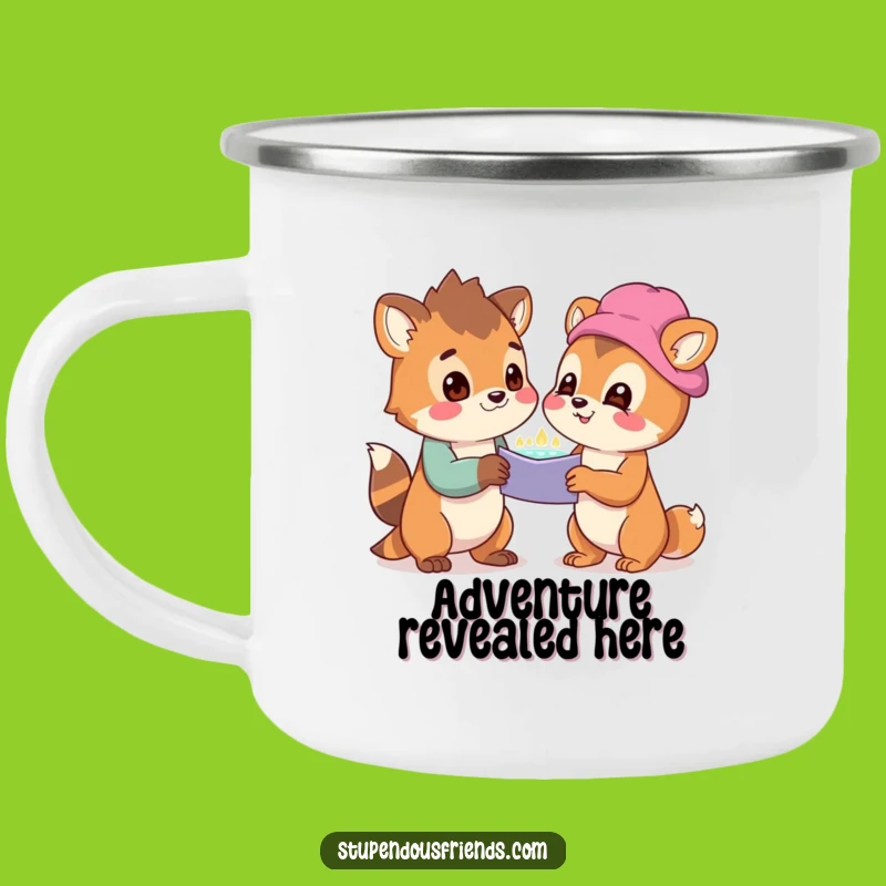Funny Animal Discovery Camping Mug: Adventure & Awe, Your Funny Gift