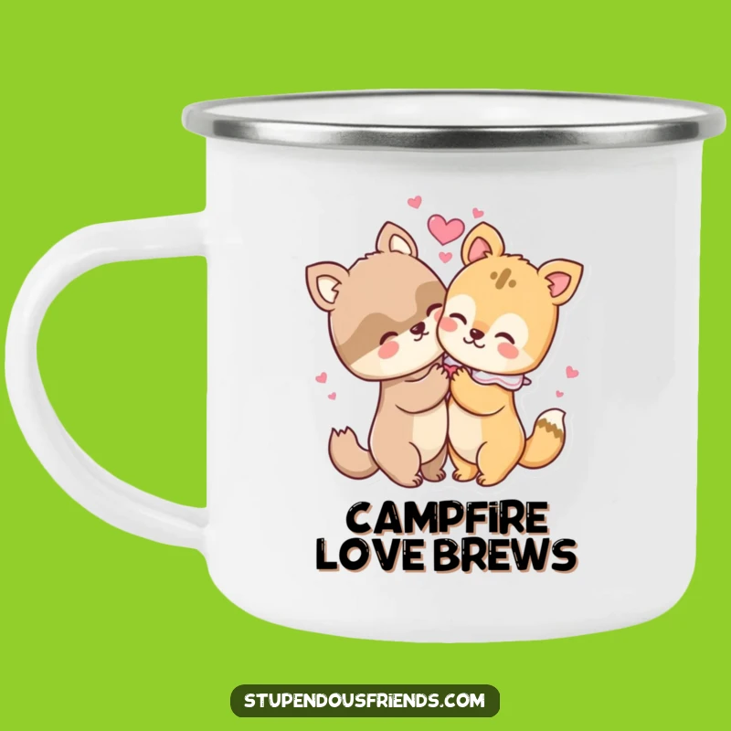 Funny Animal Hug Camping Mug - Share Warmth on Your Adventures
