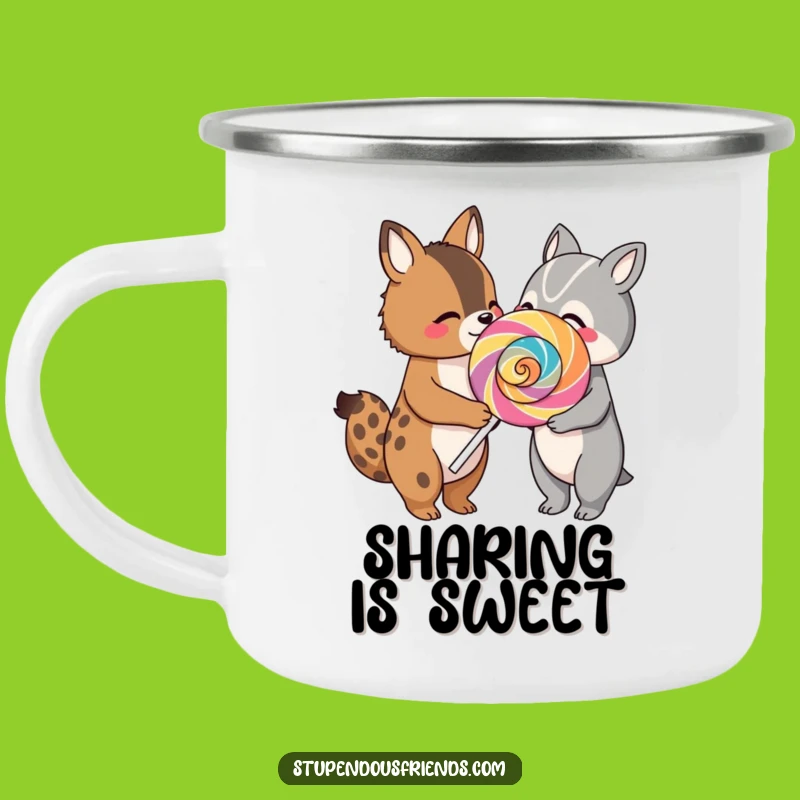 Funny Animal Lollipop Camping Mug: Durable Outdoor Gear for Sweet Adventures