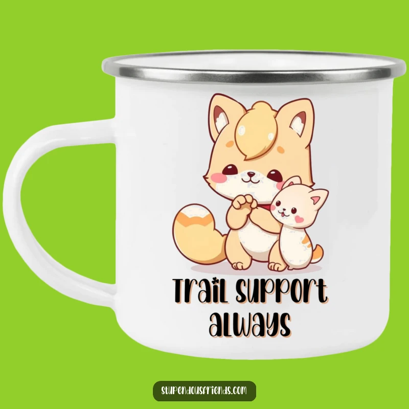 Funny Helping Paw Camp Mug: Share Kindness on Your Adventures