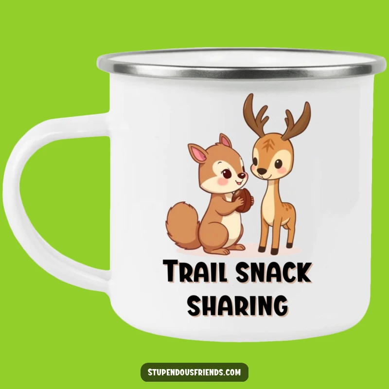 Funny Squirrel & Deer Camping Mug: Outdoor Buddy's Funny Gift