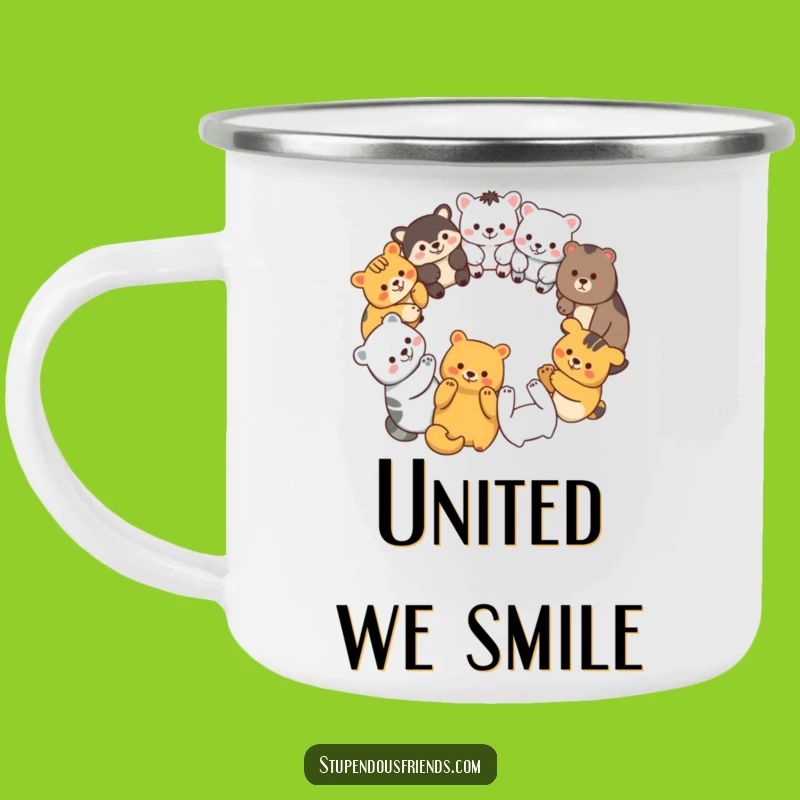 Funny Adventure Mug: Animal Circle - Perfect Funny Gift for Campers