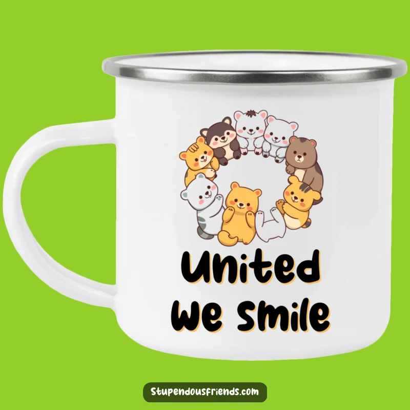 Funny Adventure Mug: Animal Circle - Perfect Funny Gift for Campers