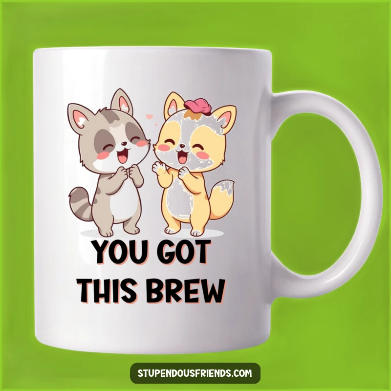 Funny Cheerleader Animal Mug: Hilarious Support Gift for Best Friends