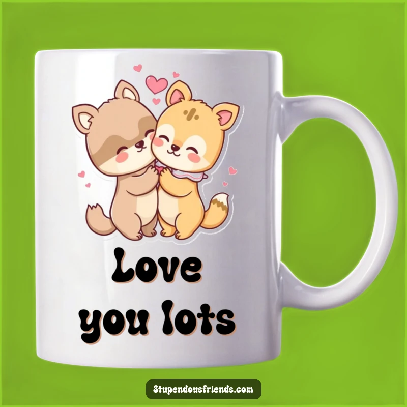 Funny Hugging Animals Mug - Adorable Friends Gift for Animal Lovers