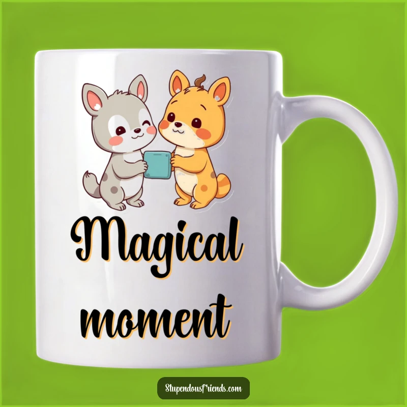 Funny Discovery Mug: Friends Amazed - Perfect Funny Gift for Curious