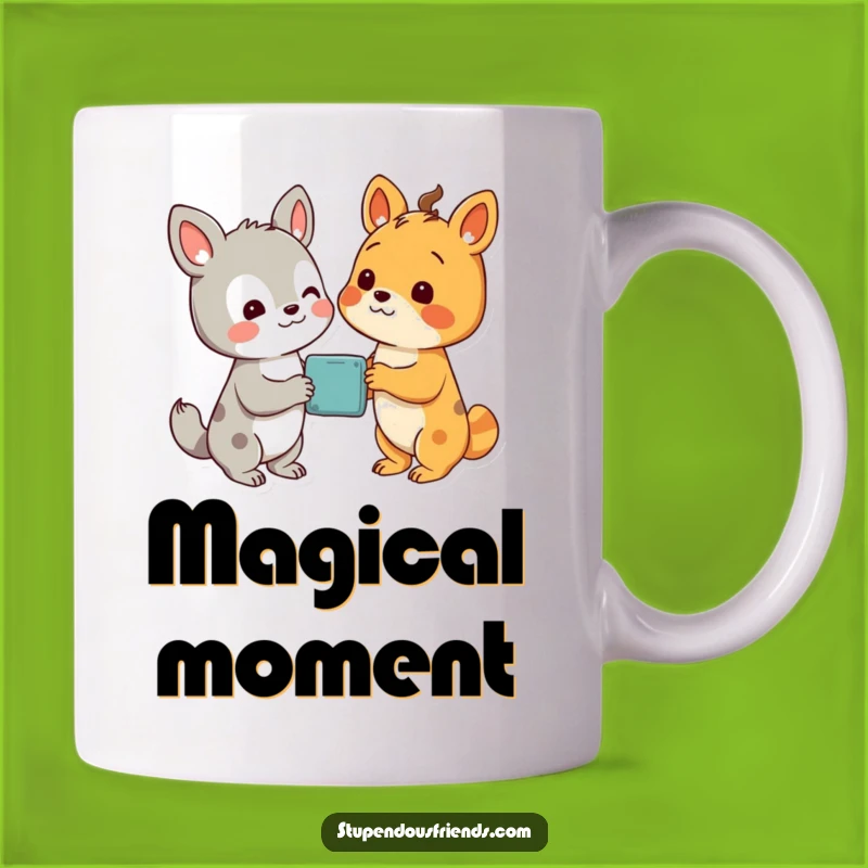 Funny Discovery Mug: Friends Amazed - Perfect Funny Gift for Curious