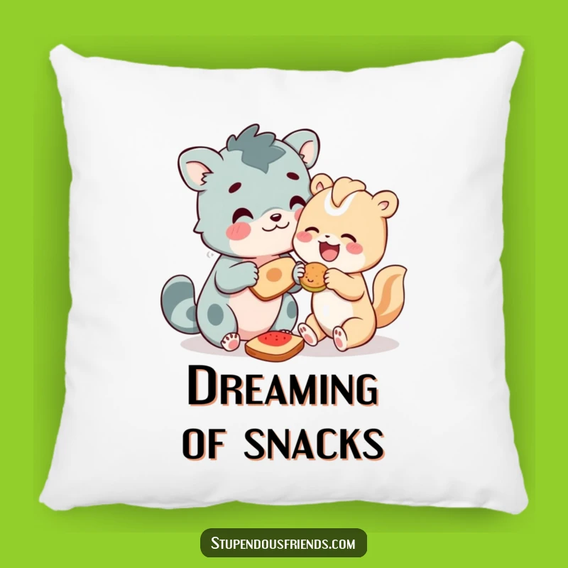 Funny Sharing Animal Friends Pillow: Cuddle Up with Kindness