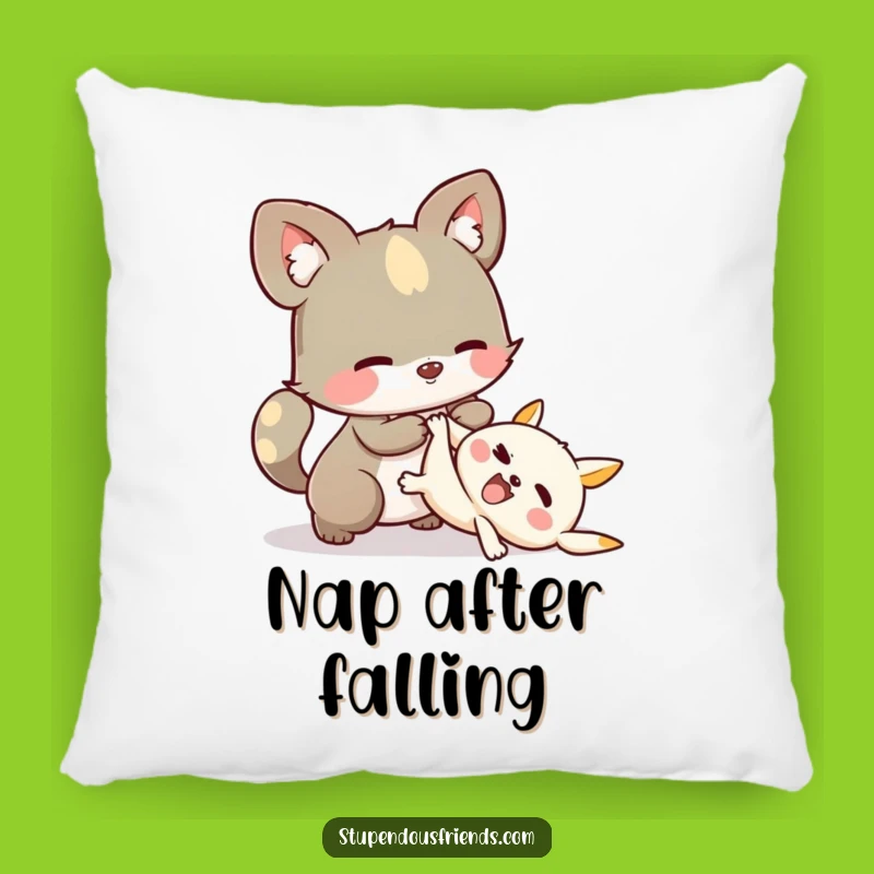 Funny Helping Pillow: Cozy Support! Hilarious Accent.