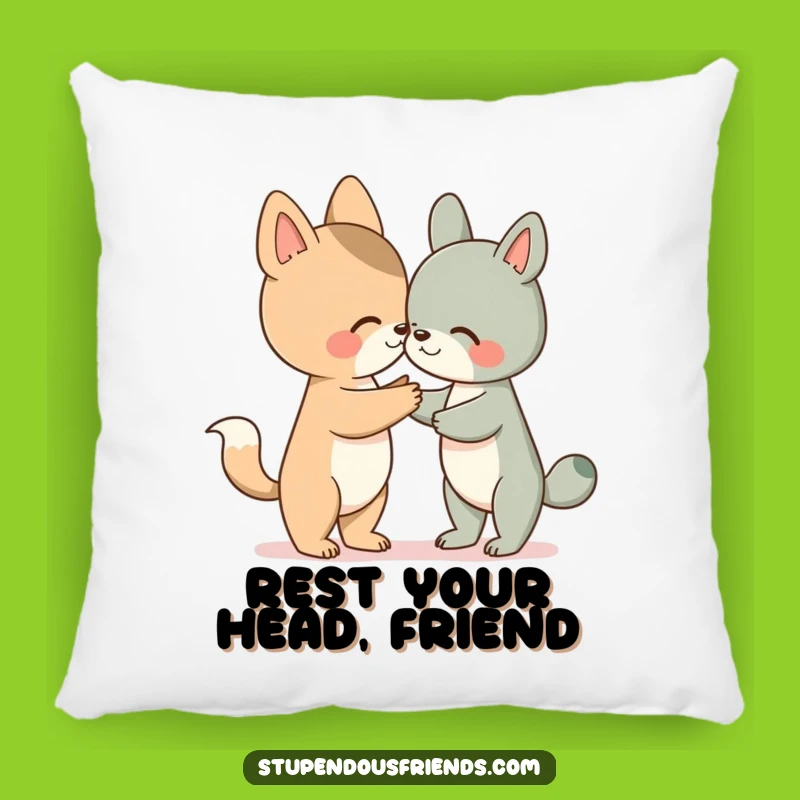 Funny Supportive Animal Pillow: Soft Character Paw Accent, Wonderful Funny Gift