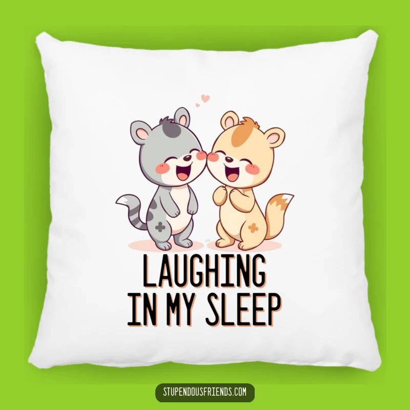 Funny Animal Giggle Pillow: Cozy Laughter Decor, Soft Funny Gift Cushion