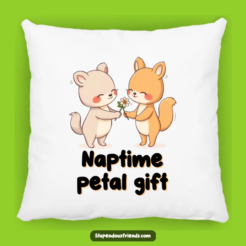 Cozy Funny Flower Pillow: Snuggle with Sweetness, A Funny Gift