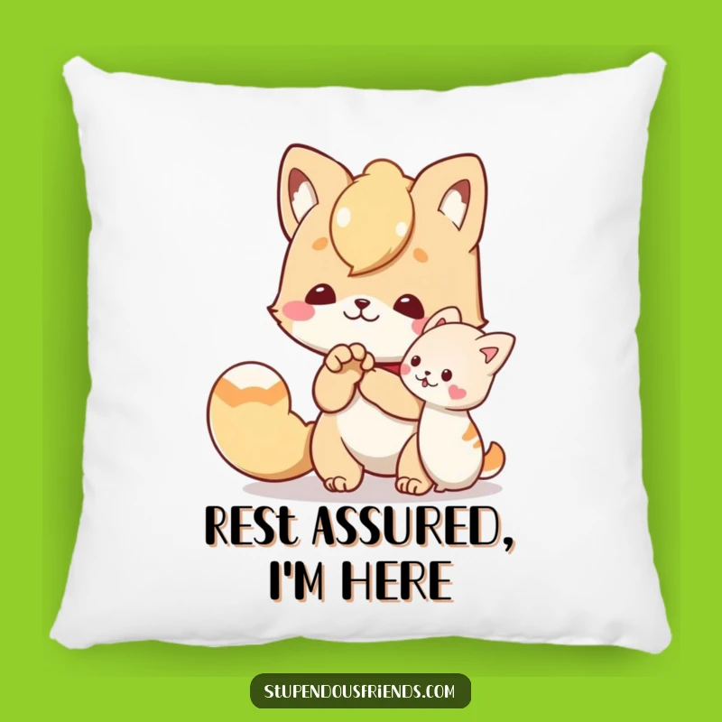 Funny Helping Paw Pillow: Cuddle Up with Kindness and Humor