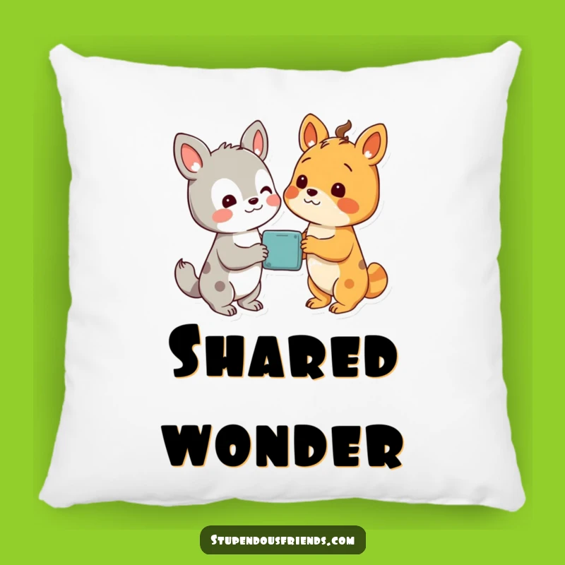 Funny Comfort Pillow: Amazed Friends - Adorable Funny Gift