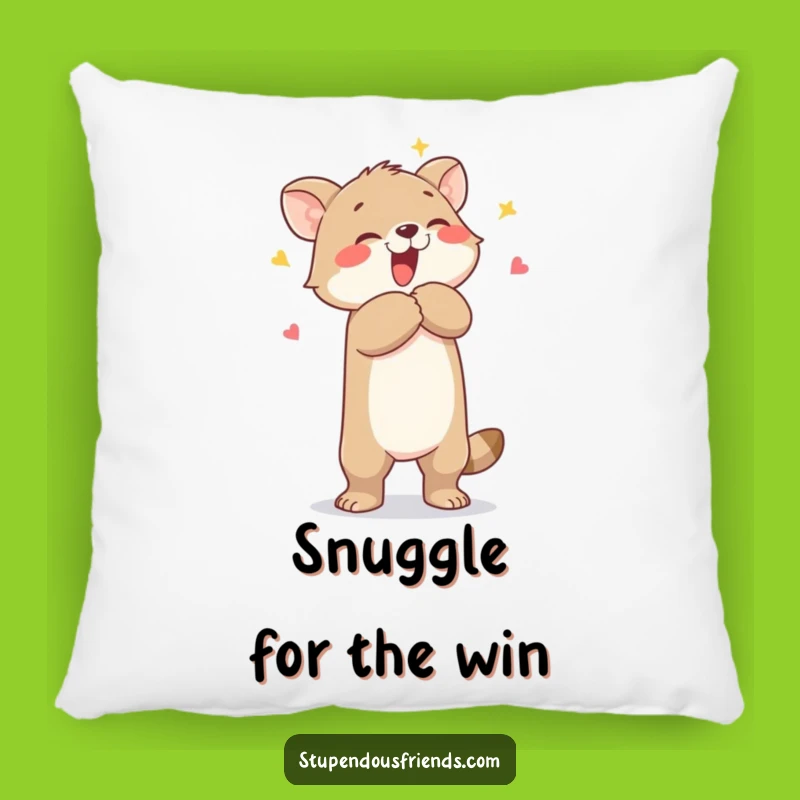 Funny Animal Hug Pillow: Soft and Hilarious Accent for Cozy Spaces