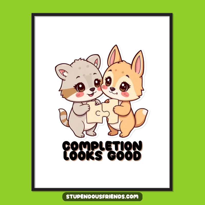 Printable Funny Puzzle Art: Instant Accomplishment for Your Walls