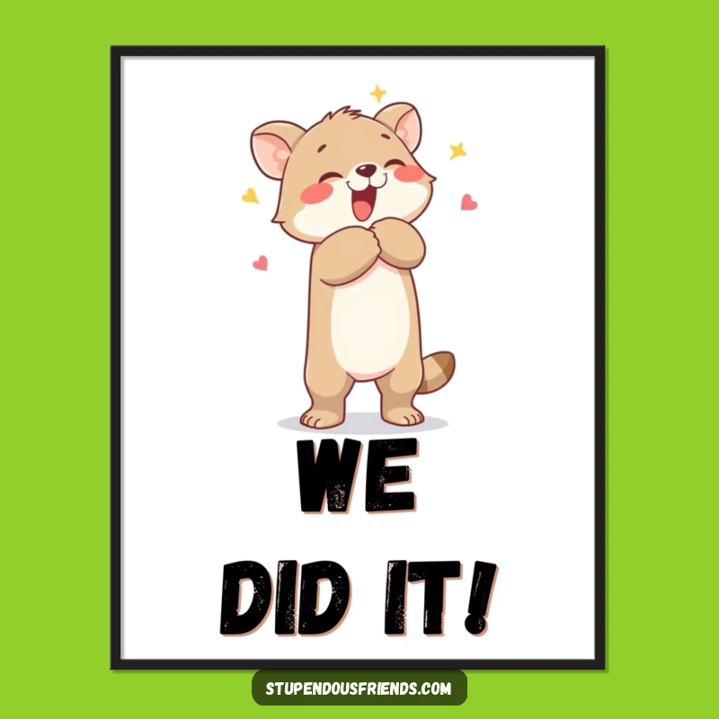 Funny Animal Hug Digital Art: Hilarious Printable for Instant Joyful Decor