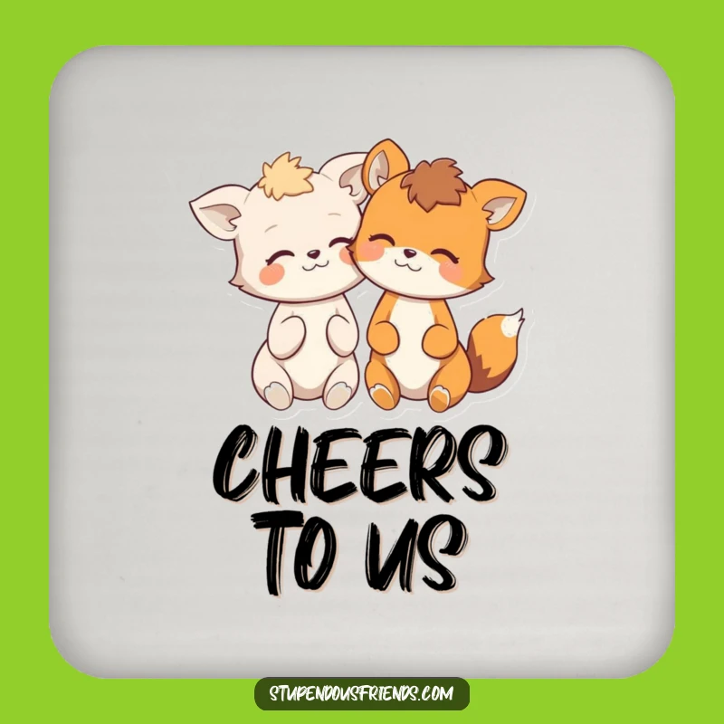 Funny Giggling Animal Coasters - Protect Surfaces with Humor!