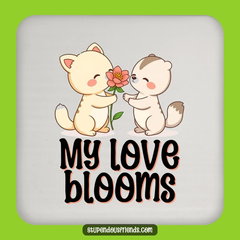 Funny Animal Flower Coaster: Protect Surfaces with a Kind Gesture