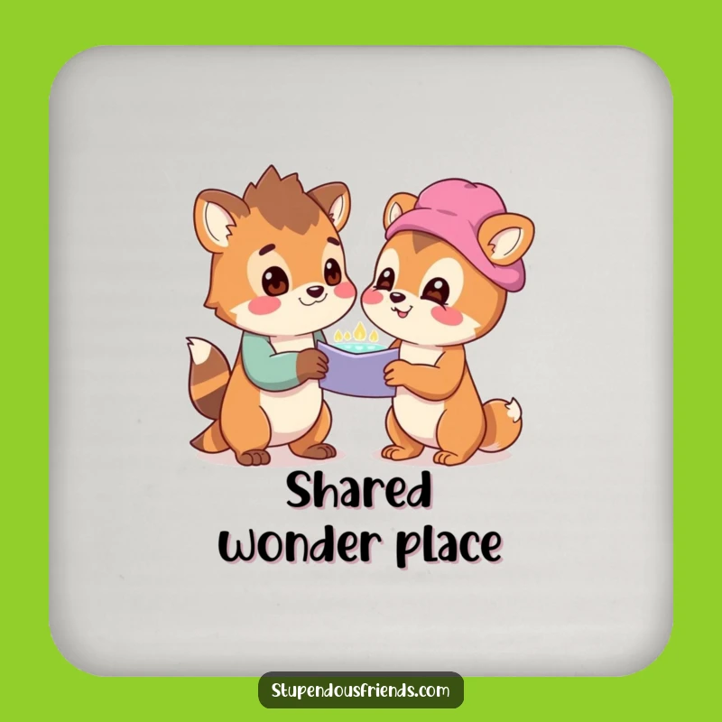 Funny Animal Discovery Coasters: Protect Surfaces with Delight, A Funny Gift