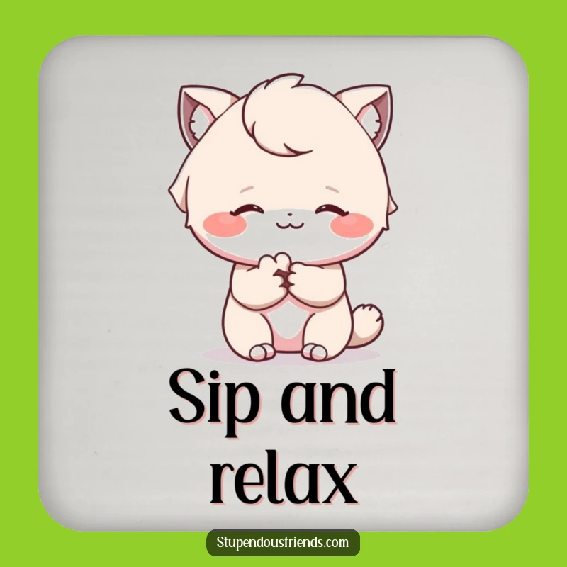 Funny Comforting Paw Coasters: Protect Surfaces with Kindness