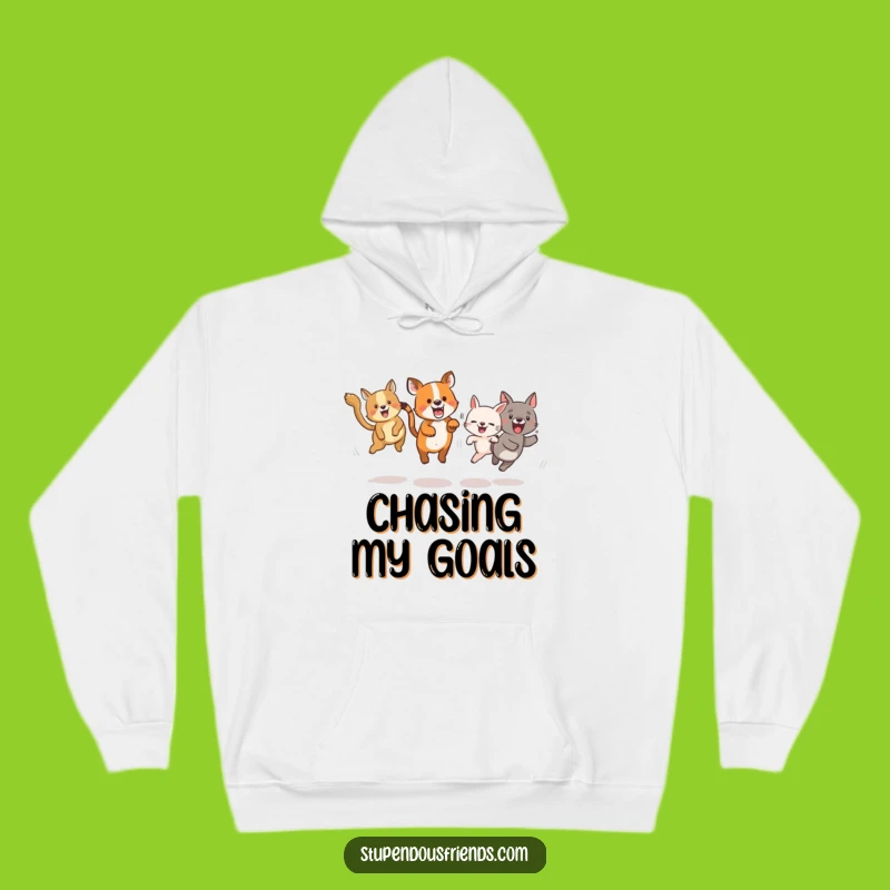 Cozy Funny Animal Tag Hoodie: Warmth & Hilarious Action