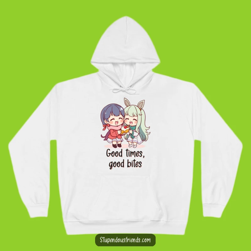 Cozy Funny Treat Sharing Hoodie - Snuggle Up with This Hilarious and Heartwarming Design