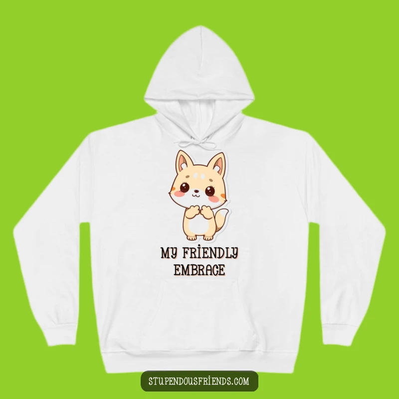 Cozy Funny Welcome Hoodie: Warm Up with Kind Animals, Perfect Gift