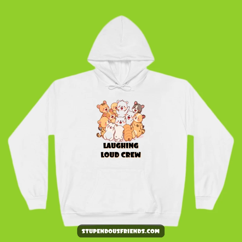 Funny Cozy Hoodie: Animals Cheering Together, The Ultimate Funny Gift