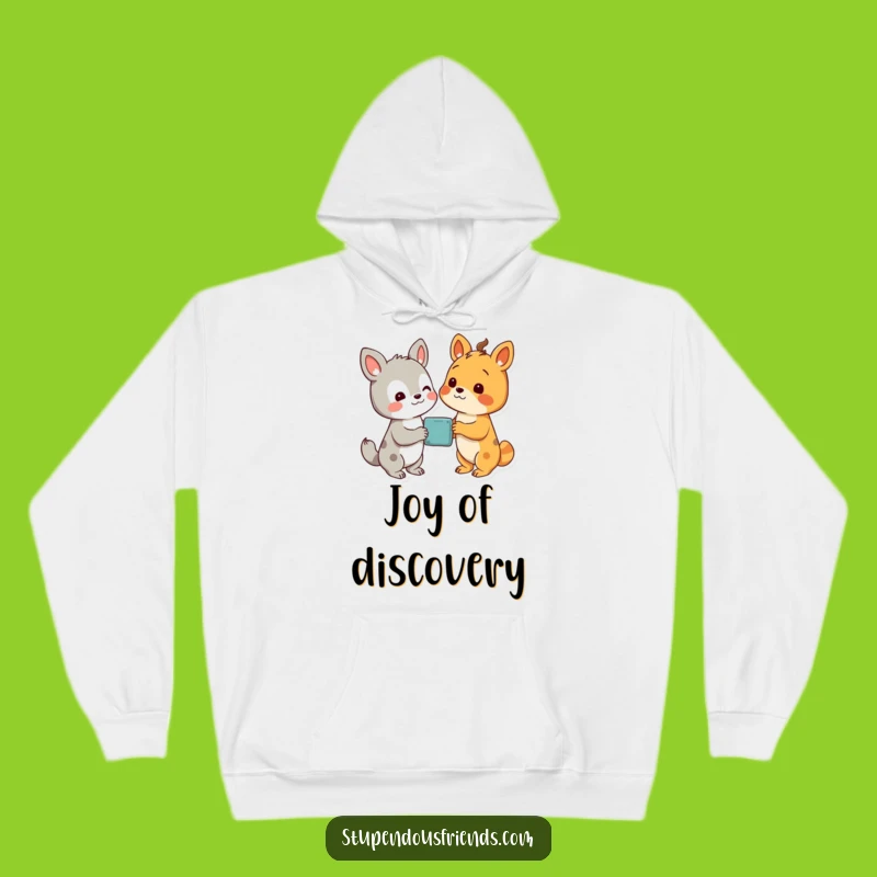 Funny Cozy Hoodie: Shared Discovery - Perfect Funny Gift