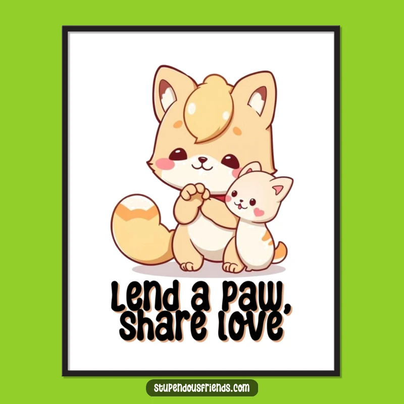 Free Printable Helping Paw Wall Art: Funny Downloadable Decor for a Kind Home