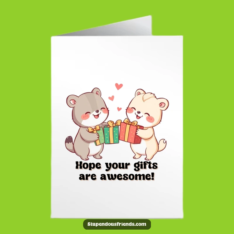 Free Printable Birthday Card: Gift Exchange Fun for a Joyful Celebration