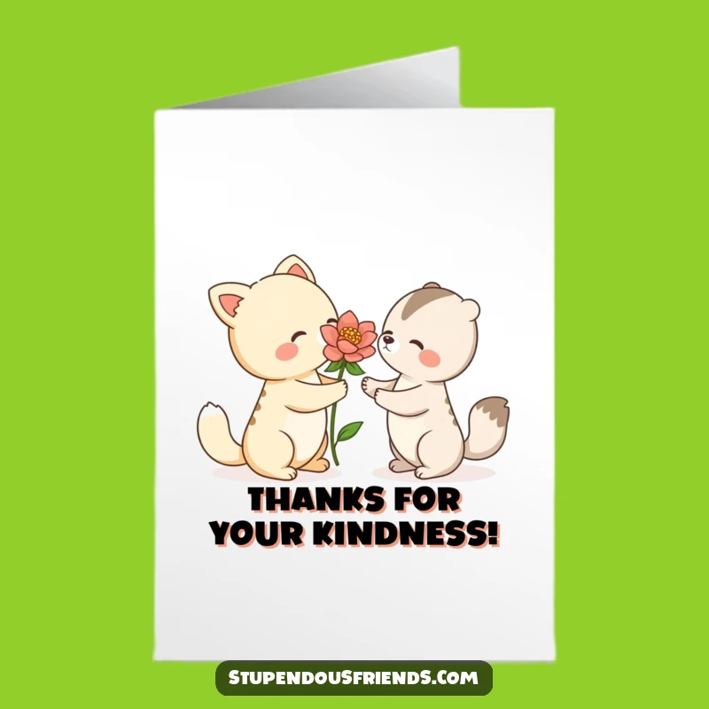 Free Printable Thank You Card: Flower Offering, Gratitude Downloadable Greeting!