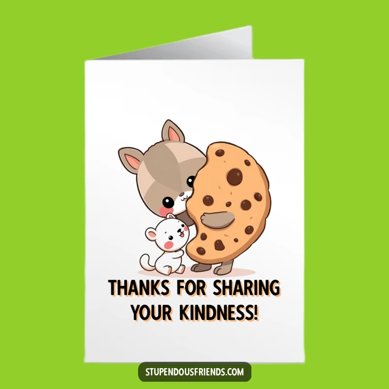 Free Printable Thank You Card: Cookie Share! Gratitude Served Sweetly