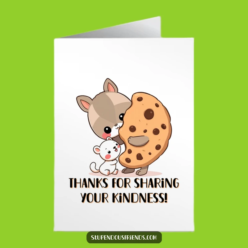 Free Printable Thank You Card: Cookie Share! Gratitude Served Sweetly