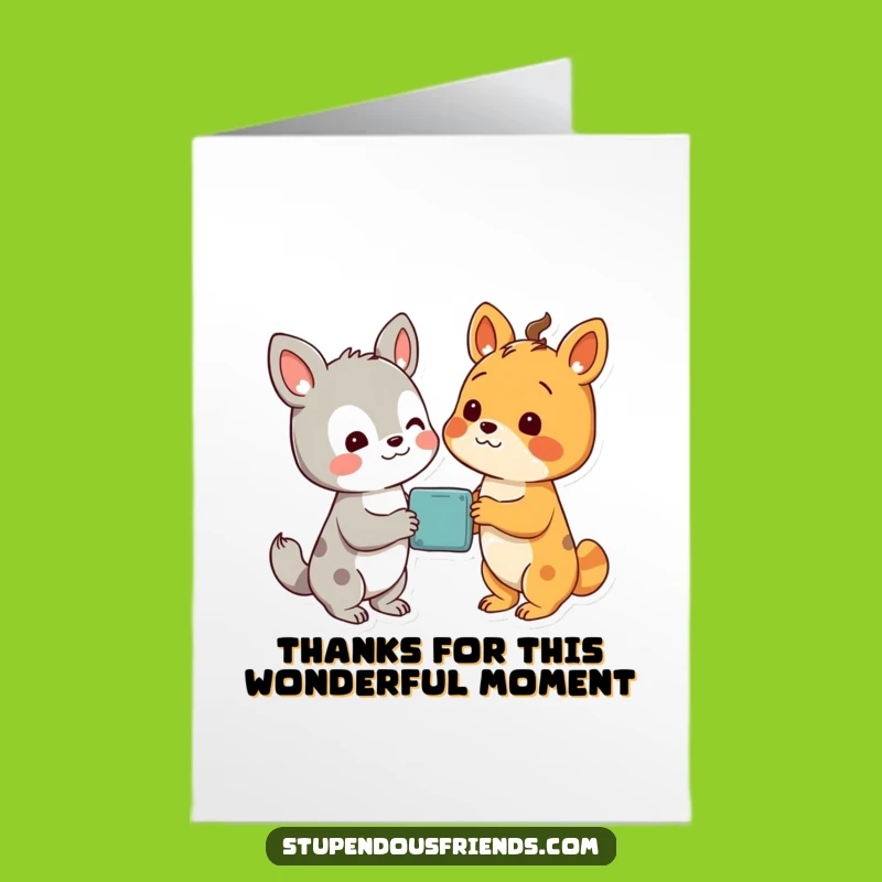 Free Printable Thank You Card: Funny discovery of gratitude - So thankful!