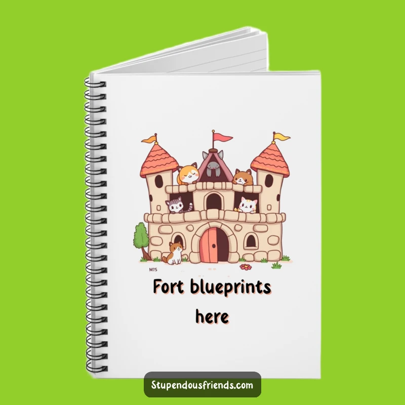 Funny Animal Fort Notebook: Hilarious Journal for Friends & Dreamers