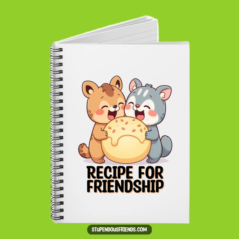 Funny Animal Treat Sharing Notebook - Journal for Friends Gift