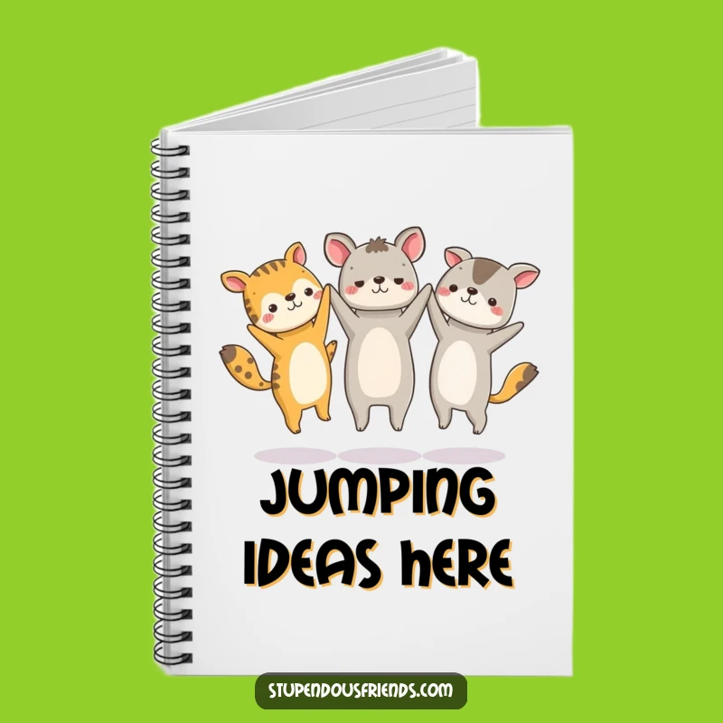 Funny Jumping Animals Notebook - Jot Down Ideas with Playful Energy